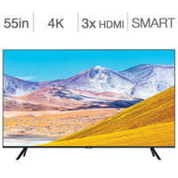 Samsung 55” AU8000B Crystal UHD Smart TV