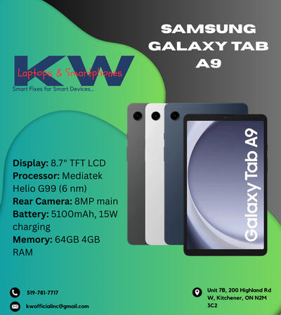 Samsung Galaxy Tab A9, View more