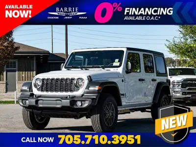 Welcome to Barrie Dodge Chrysler Jeep. The 2026 Jeep Wrangler is a bold, new 4x4 SUV designed for dr...