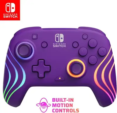 PDP Afterglow Wave Wireless RGB Gaming Controller - Nintendo Swi, View more