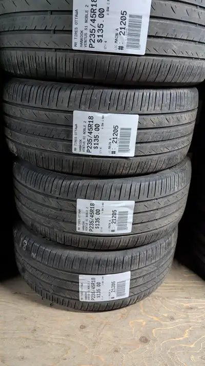 SET OF 4X HANKOOK VENTUS S1 NOBLE 2 TAG # 21205 Size: 235/45/18 235/45/18 Excellent condition Pressu...