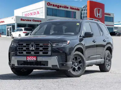 Discover rugged capability and adventure-ready performance with the 2026 Honda Pilot TrailSport AWD....
