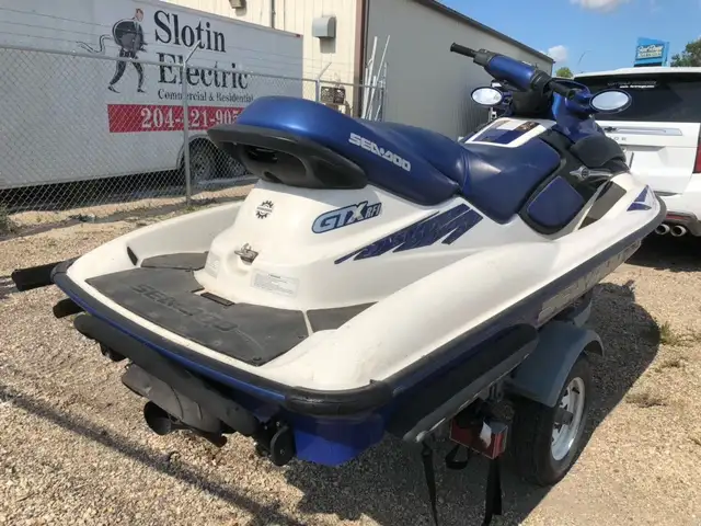 2002 SEADOO GTX RFI With Double Trailer in Personal Watercraft in Winnipeg - Image 4