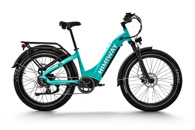 750W Himiway Zebra Step Thru Fat Tire Ebike 128km Range in eBike in City of Halifax - Image 2