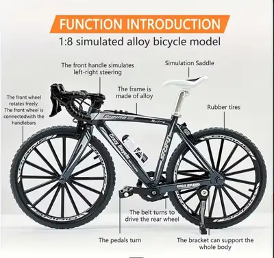 NEW Mountain Bike model kit / Maquette vélo montagne (7 x 4.3"), View more