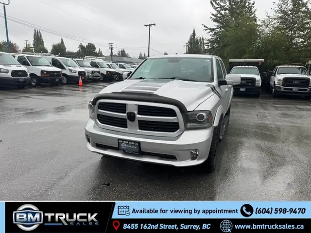 2013 Ram 1500 Sport / Crew Cab / 5'7" Box / 4x4 / Leather in Cars & Trucks in Delta/Surrey/Langley - Image 5