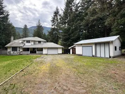 This beautifully updated home sits on 0.5 acres in the peaceful rural Fraser Canyon near Boston Bar....