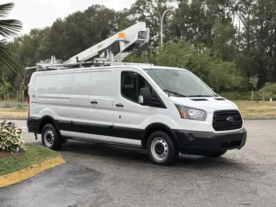 2019 Ford Transit 350 Van with 29 Foot Versalift Bucket Total Vehicle Measurements: 23' L x 7' W x 1...