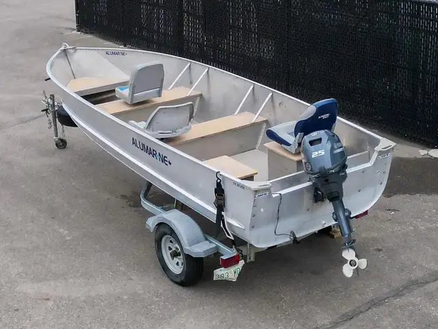 2022 Alumarine 16 FT WITH 25 YAMAHA in Powerboats & Motorboats in Prince Albert - Image 4