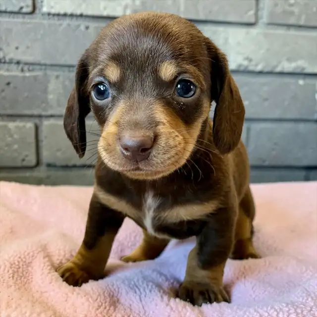 chiot teckel mini dachshund prêt à quitter | Dogs & Puppies for ...