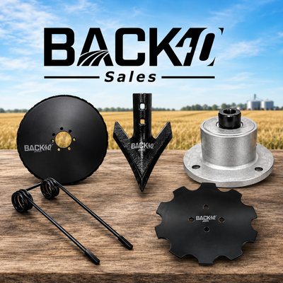 Back40 Tillage Wear Parts- Tines, Blades, Bearings, Sweeps, and Spikes Back40 aftermarket tillage we...