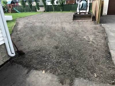 Will supply equipment and material for driveways, gravel pads, post holes and acreage development. E...