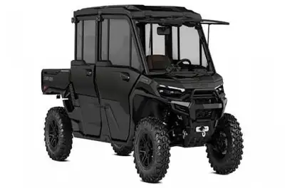 NEW 2026 Can-Am Defender Max Lone-Star Cab HD-11 in Stealth Black. "This Top-of-the-Line" SUV multi-...