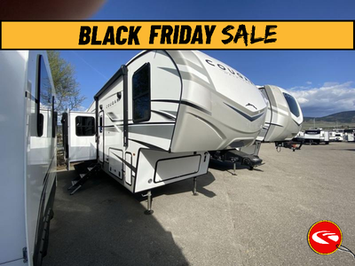 Keystone Cougar Half-Ton fifth wheel 29RLI highlights: Kitchen Island Opposing Slides Private Bedroo...