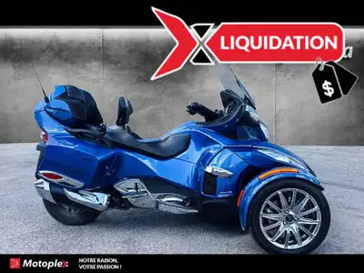 2018 CAN AM SPYDER RT LIMITED SPYDER RT LIMITED LIQUIDATION FIN DE SAISON CHEZ GROUPE MOTOPLEX ! Les...