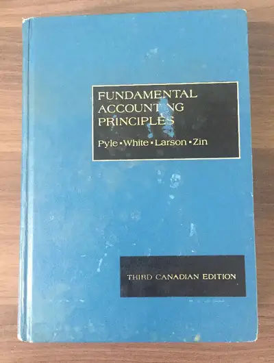 Fundamental Accounting Principles Third Canadian Edition, View more