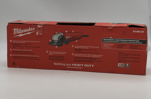 Milwaukee 6146-31 4-1/2-Inch Small Angle Grinder Paddle No-Lock in Power Tools in Mississauga / Peel Region - Image 2