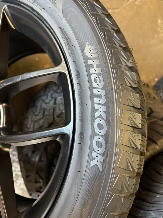 Four New 20″5x120 Tesla X/Honda Replika w/ 255/50R20 hankook in Tires & Rims in Oakville / Halton Region - Image 5