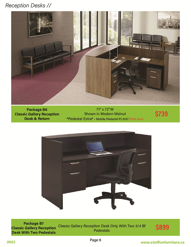 Reception Desk - Halifax, NS - Office Furniture Supplier in Desks in Dartmouth - Image 4