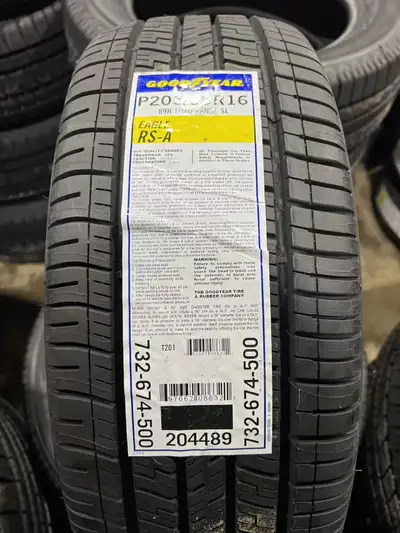 Performance and Confidence in Every Drive! Goodyear Eagle RS-A - 205/55R16 A trusted ultra-high-perf...