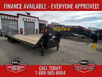 Welcome to Factory Outlet Trailers! Rental 25+5ft Tandem Dual Gooseneck form BigTex - Used Rental Un...