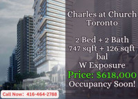 Charles at Church Toronto | 2 Bed 2 Bath | $618,000 | Occup Soon