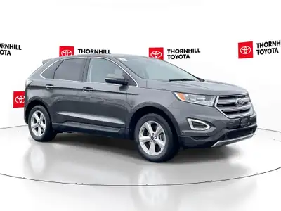 Thornhill Toyota Proudly Presents This Gray 2017 Ford Edge with TITANIUM AWD Package, Featuring an O...