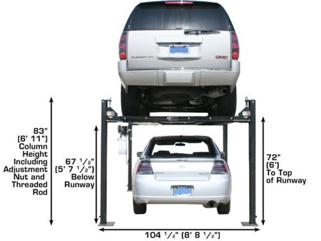 CAR LIFT 4 POST HOIST - $4585.00 - CLENTEC in Other in St. Catharines - Image 4