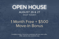 1 Month Free Rent Open House Visitez notre site Web : https://www.capreit.ca/fr/appartements-a-louer... (image 2)