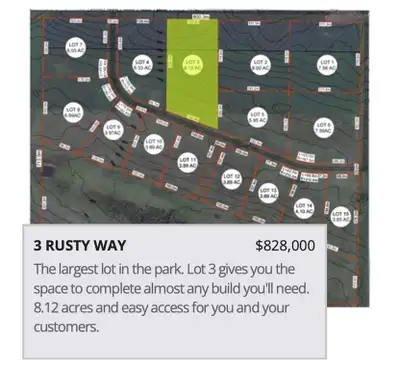 ANW//Brandon/INTRODUCING Lot #3 at Trans Canada Industrial Park 'TCIP'!!! 15 (3 SOLD - 12 Left)Highw...