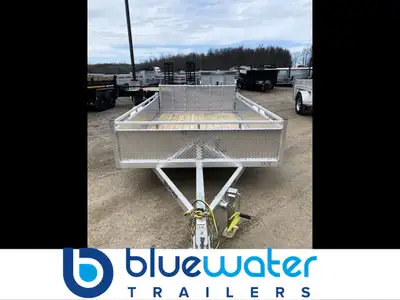 Canadian Mennonite Built Single Axle Aluminum Utility Trailer is $4,290.00 or $85.79/month! Ord: E19...