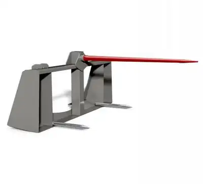HLA Single Prong Bale Spear 49''FOR SCID STEER Kverneland tine Easy stabbing & removal 2000 lbs capa...