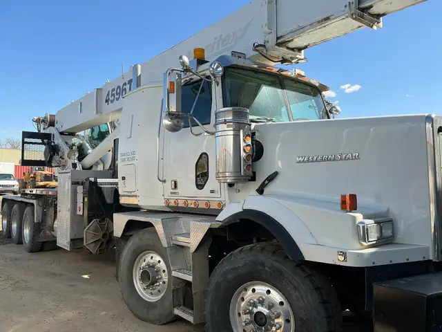 2013 Western star Manitex 45 Ton Sleeper Boom Truck in Heavy Equipment in St. Albert - Image 5