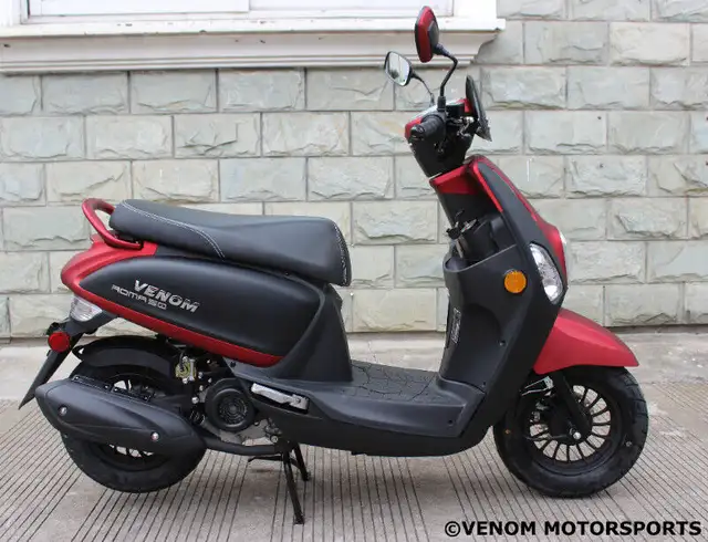 49cc Street Legal Scooter | Automatic Moped | Venom Roma in Scooters & Pocket Bikes in City of Toronto - Image 4