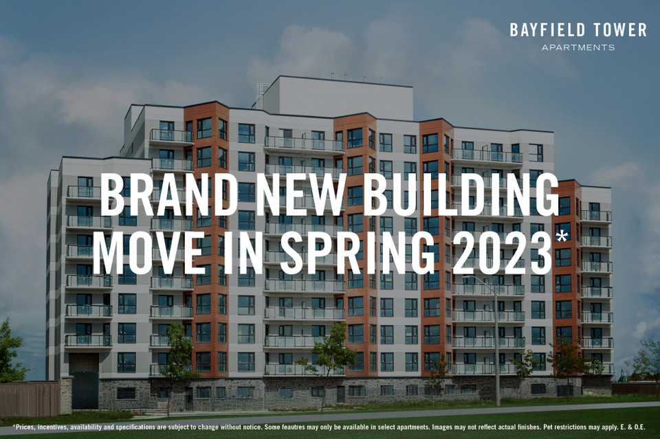 BRAND NEW! 1 BEDROOM APARTMENTS FOR RENT IN NORTH BARRIE! Long Term