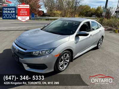 Come by and check out this sleek and reliable 2017 Honda Civic LX! Known for its sporty design, smoo...