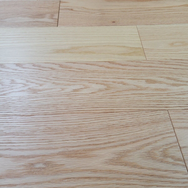 6 1/2" Red Oak Engineered Hardwood Flooring - Natural dans Planchers et murs  à Ouest de l’Île