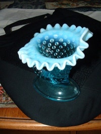 Blue art glass Cornwall Ontario Preview
