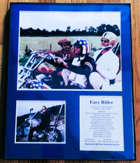 Glass Framed 1969 Easy Rider Movie Print