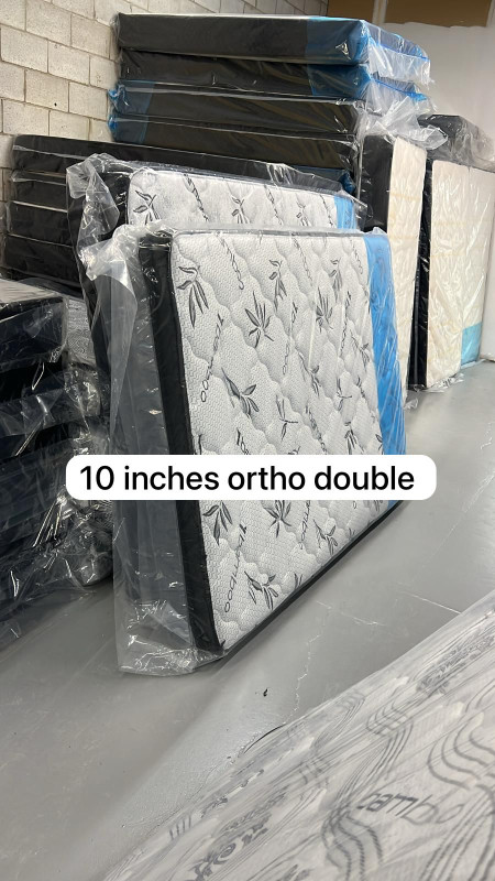 Queen size Mattress With Box Spring, Bed Frame, Full Mattress in Beds & Mattresses in Norfolk County - Image 4