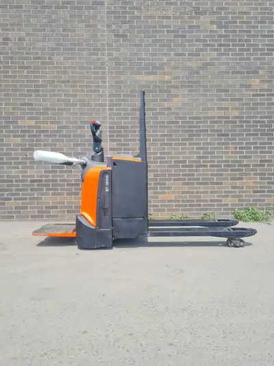 Keywords: BT Forklift, electric pallet jack, ride-on pallet jack, 4,500 lbs capacity, warehouse equi...