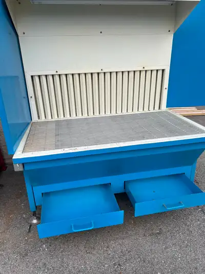 Down draft grinding bench, View more