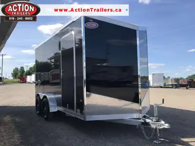 LEGACY SERIES ALL ALUMINUM FRAME 7' X 14' TANDEM AXLE CARGO W/ BARN DOORS AND POLYCORE PANEL UPGRADE...