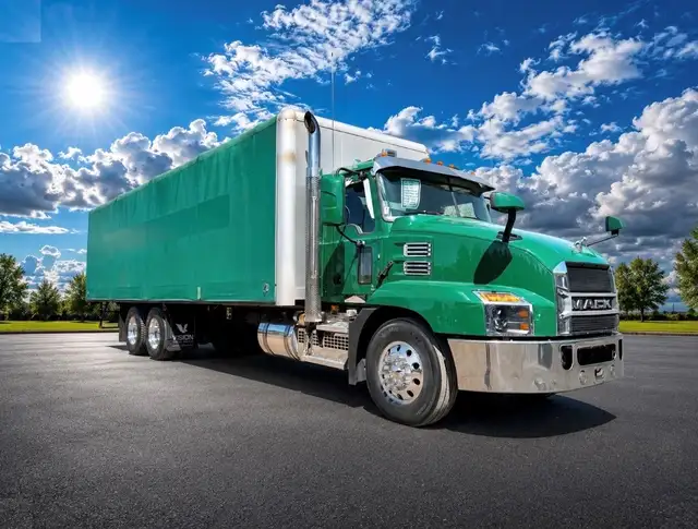 2020 MACK ANTHEM TANDEM WITH 30;FT ROLL BACK CURTAIN BODY in Heavy Trucks in Kitchener / Waterloo - Image 2