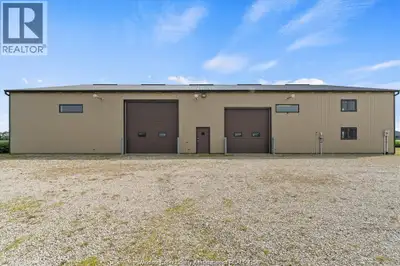 APPROX 2 ACRES WITH 5000 SQ FT BUILDING, CEILING HEIGHTS ARE APPROX 16 FT CLEAR WITH 1400 SQ FT MELA...