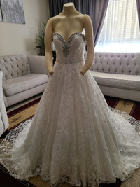 New Wedding Dress Size 4/6 for $1,499.00new never used. Gorgeous