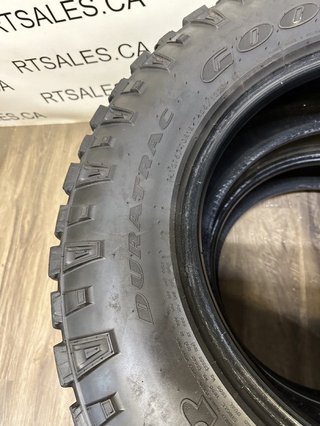 LT 275/70/18 Goodyear WRANGLER DURATRAC All Weather Tires (Used