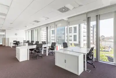 Access a bright and inspiring office space to rent designed to help teams of five to do their best w...