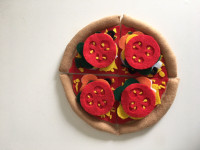 Make your own pizza playfood set