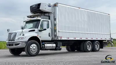 Heavy truck - # STOCK: C-37603 2019 INTERNATIONAL MV607 CAMION FOURGON RÉFRIGÉRÉE AVEC HAYON ÉLÉVATE...